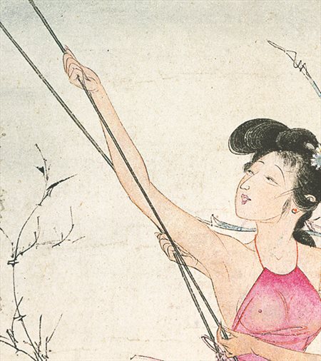 柘荣-胡也佛的仕女画和最知名的金瓶梅秘戏图
